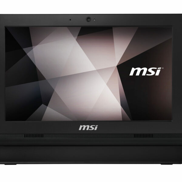 MSI Pro 16T 10M-228XDE Intel® Celeron® 5205U 39,6 cm (15.6″) 1366 x 768 Pixel Touchscreen All-in-One-PC 4 GB DDR4-SDRAM 250 GB SSD Wi-Fi 5 (802.11ac) Schwarz
