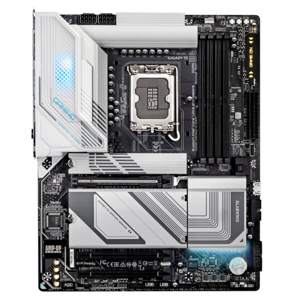 GIGABYTE Z890 GAMING X WIFI7 Mainboard - Unterstützt Intel Core Ultra (Serie 2) CPUs, 16+1+2 Phasen VRM, bis zu 8800MHz DDR5 (OC), 1xPCIe 5.0 + 3xPCIe 4.0, Wi-Fi 7, 2.5GbE LAN, USB 4 - Image 2