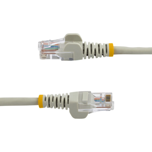 StarTech.com 15m Cat5e Snagless RJ45 UTP Patchkabel - Cat 5e Netzwerkkabel 15 m - Grau - Image 3