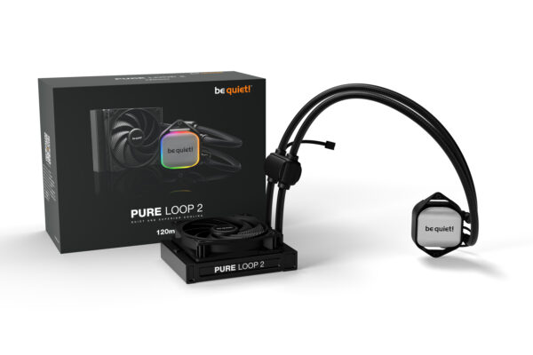 be quiet! Pure Loop 2 | 120mm Prozessor All-in-One-Flüssigkeitskühler 12 cm Schwarz 1 Stück(e) - Image 2