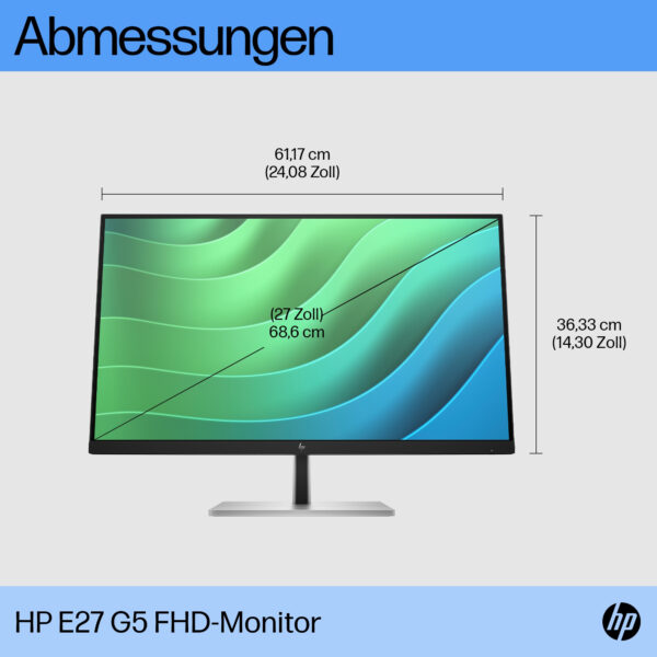 HP E27 G5 FHD Monitor - Image 7