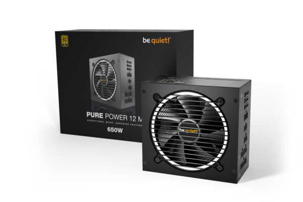 be quiet! Pure Power 12 M Netzteil 650 W 20+4 pin ATX ATX Schwarz - Image 2