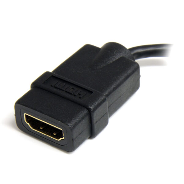 StarTech.com 12cm High-Speed HDMI Adapterkabel - HDMI auf Micro HDMI - Buchse/Stecker - Image 2