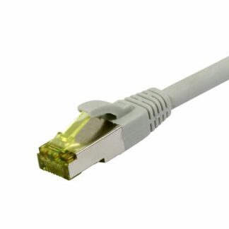 Patchkabel RJ45, CAT6A 500Mhz, 2m, grau, S-STP(S/FTP), TPE/LSZH(Ultraflex), AWG26, mit CAT7 Rohkabel, Synergy 21