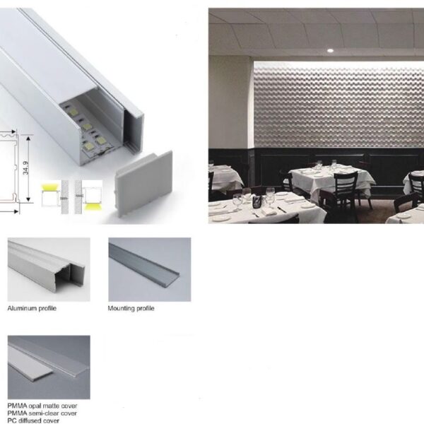 Synergy 21 LED U-Profil 200cm, ALU019 R