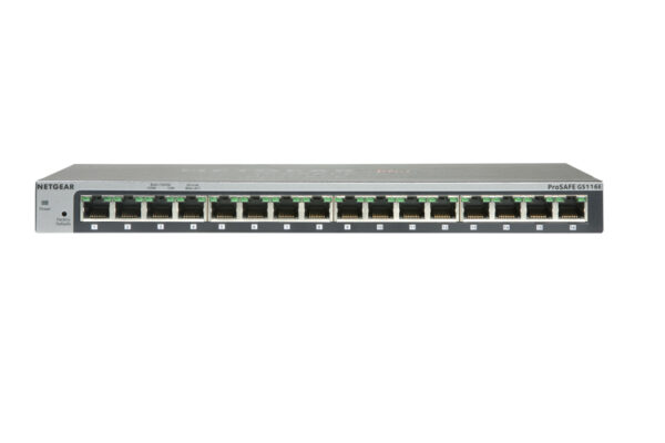 NETGEAR GS116 Unmanaged Gigabit Ethernet (10/100/1000) Grau