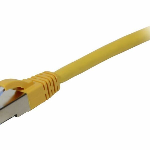 Patchkabel RJ45, CAT6A 500Mhz, 0.5m, gelb, S-STP(S/FTP), AWG26, LSZH, Synergy 21