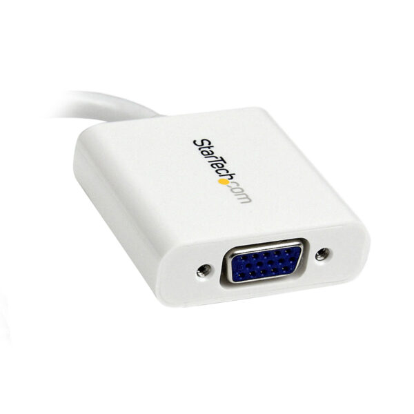 StarTech.com mini DisplayPort auf VGA Adapter - mDP zu VGA (Stecker/Buchse) 1920x1200 - Weiß - Image 2