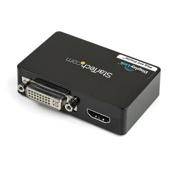 StarTech.com USB 3.0 auf HDMI / DVI Adapter - Max. Bildauflösung 2048x1152 - Externe Video und Grafikkarte - Adapter für zwei Erweiterte Monitore - Unterstützt ChromeOS, Mac & Windows - Image 2