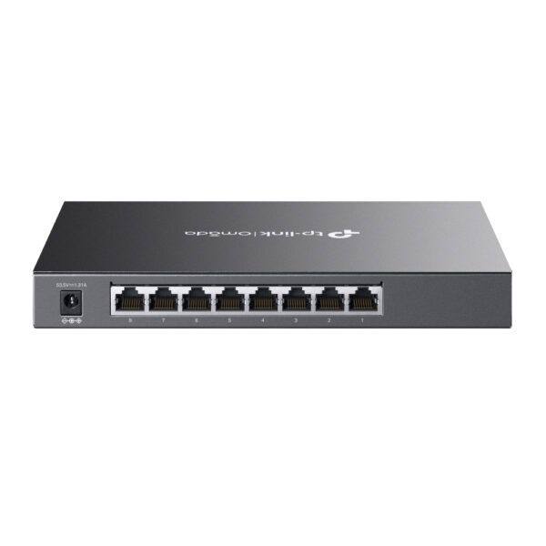 TP-Link Omada TL-SG2008P Managed L2/L2+ Gigabit Ethernet (10/100/1000) Power over Ethernet (PoE) Schwarz - Image 2