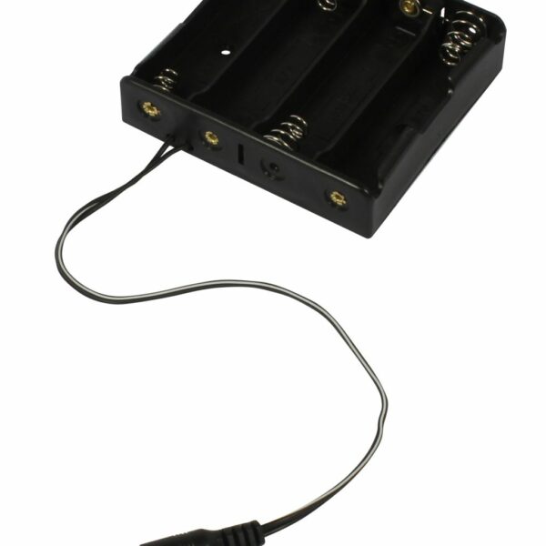 ALLNET Battery 4er Pack für 18650 Li-ion Akku mit Hohlstecker 5,1×2,1mm
