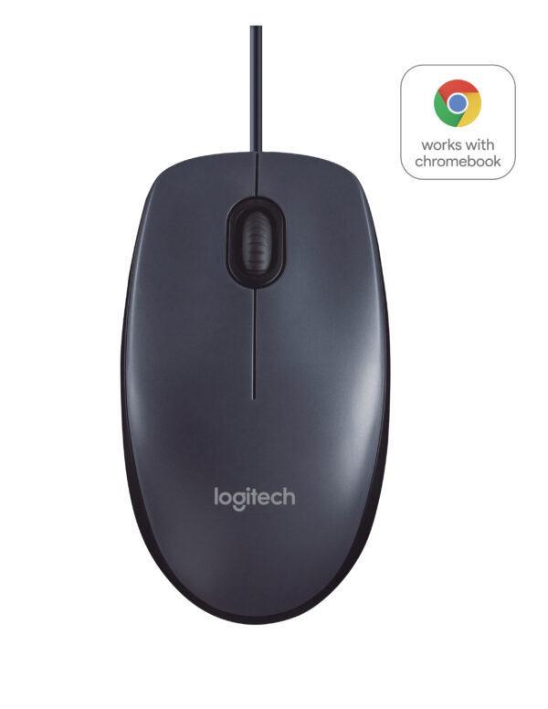 Logitech B100 Maus Büro Beidhändig USB Typ-A Optisch 800 DPI