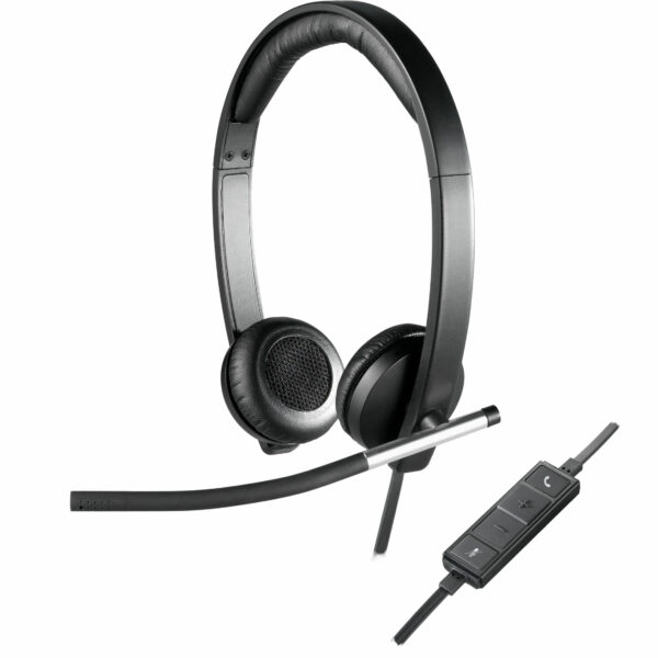 Logitech H650e Kopfhörer Kabelgebunden Kopfband Büro/Callcenter USB Typ-A Schwarz, Silber