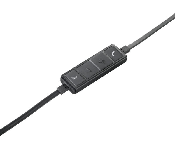 Logitech H650e Kopfhörer Kabelgebunden Kopfband Büro/Callcenter USB Typ-A Schwarz, Silber - Image 6