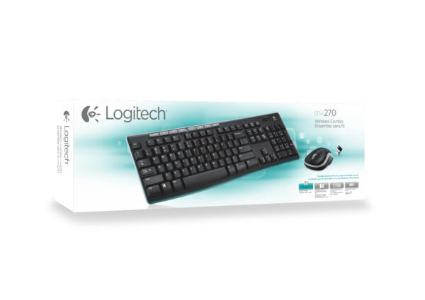 Logitech Wireless Combo MK270 Tastatur Maus enthalten Haus USB QWERTZ Deutsch Schwarz - Image 5