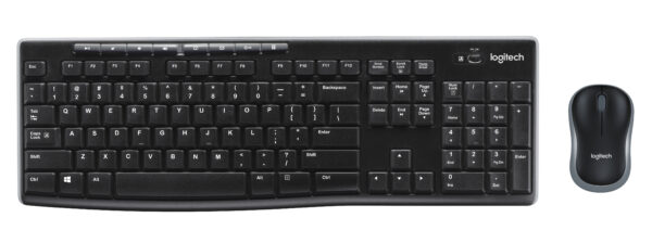 Logitech Wireless Combo MK270 Tastatur Maus enthalten Haus USB QWERTZ Deutsch Schwarz