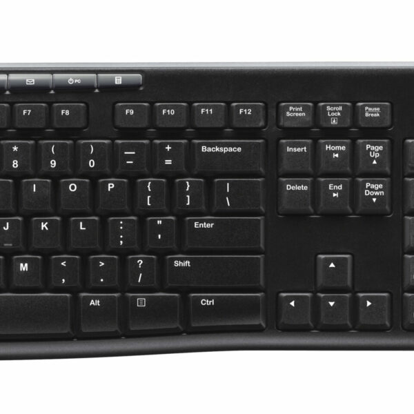 Logitech Wireless Combo MK270 Tastatur Maus enthalten Haus USB QWERTZ Deutsch Schwarz