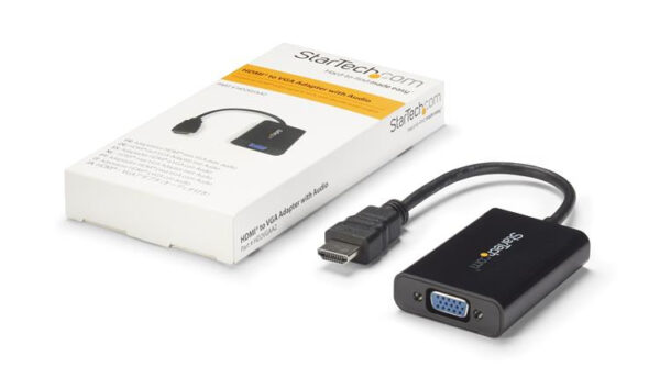 StarTech.com HDMI auf VGA Video Konverter mit Audio fuer Desktop PC / Laptop / Ultrabook - 1920x1080 - Image 6