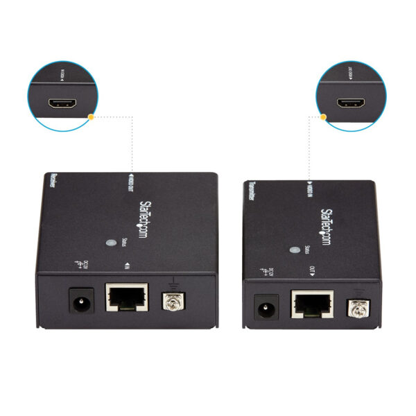 StarTech.com HDMI über CAT5e HDBaseT Extender - POC Stromversorgung über Kabel - Ultra HD 4K - Image 5