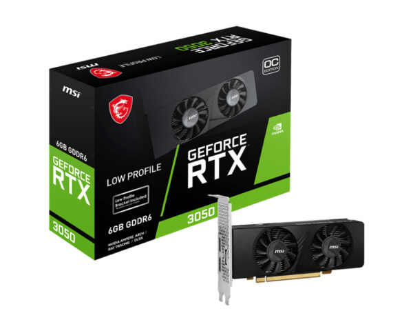 MSI GEFORCE RTX 3050 LP 6G OC Grafikkarte NVIDIA 6 GB GDDR6