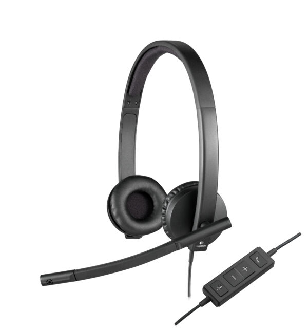 Logitech H570e Kopfhörer Kabelgebunden Kopfband Büro/Callcenter USB Typ-A Schwarz - Image 2