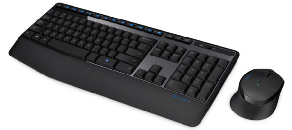 Logitech Wireless Combo MK345 Tastatur Maus enthalten Universal USB QWERTY US International Schwarz - Image 2