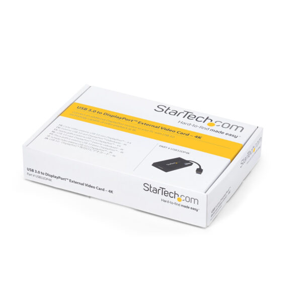 StarTech.com USB 3.0 auf DisplayPort Adapter - 4K 30Hz Ultra HD - DisplayLink zertifiziert - USB Typ-A zu DP Adapter Konverter für Monitor - Externe Video & Grafikkarte - Mac & Windows - Image 5