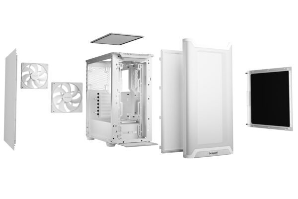 be quiet! PURE BASE 501 Airflow White Midi Tower Weiß - Image 4