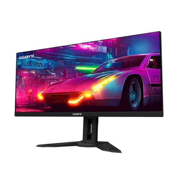 GIGABYTE M34WQ 34" WQHD Gaming Monitor - 3440 x 1440, 144Hz, 1ms, 400 cd/m², FreeSync Premium, Display HDR400, HDMI 2.0, DisplayPort 1.4 - Image 2