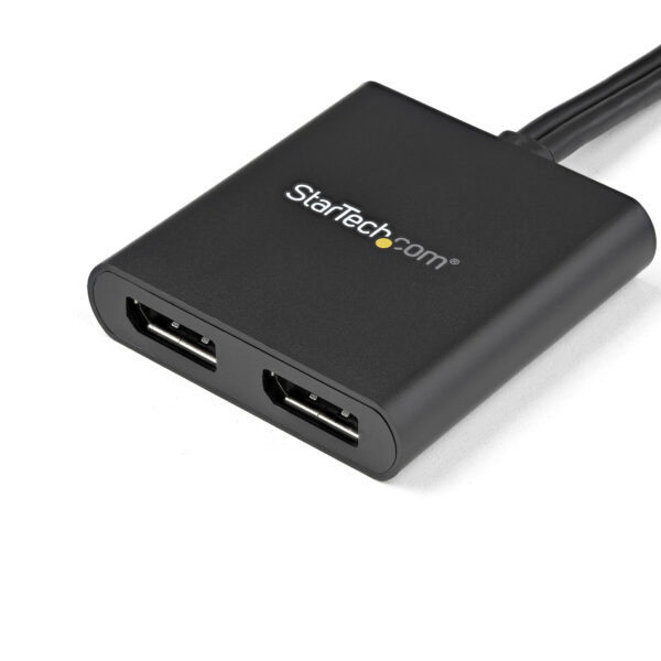 StarTech.com 2-Port Multi-Monitor-Adapter - Mini DisplayPort auf 2x DisplayPort MST Hub - Dual 4K 30Hz - Video Splitter für den erweiterten Desktop-Modus nur auf Windows-PCs - mDP 1.2 auf 2x DP - Image 3