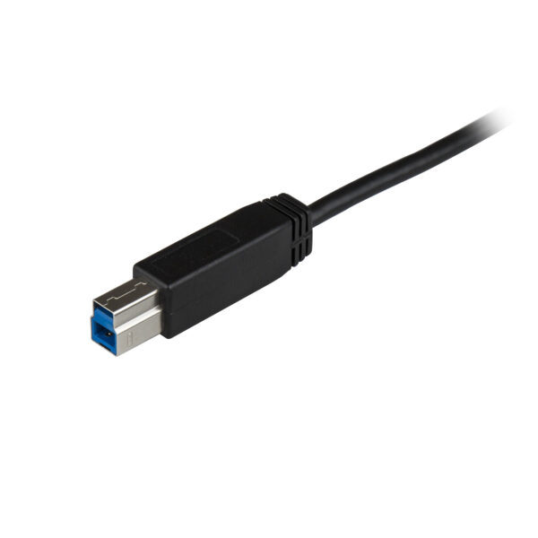 StarTech.com USB31CB1M USB Kabel USB 3.2 Gen 2 (3.1 Gen 2) 1 m USB C USB B Schwarz - Image 2