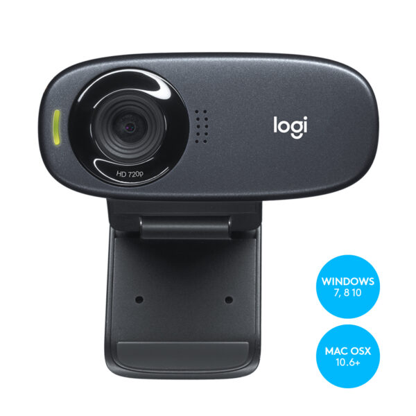 Logitech C310 HD Webcam 5 MP 1280 x 720 Pixel USB Schwarz - Image 6