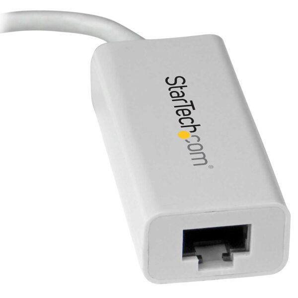 StarTech.com USB-C auf Gigabit-Ethernet-Adapter - Weiß - USB 3.0 auf RJ45 LAN-Netzwerkadapter - USB-Typ-C auf Ethernet - Image 2