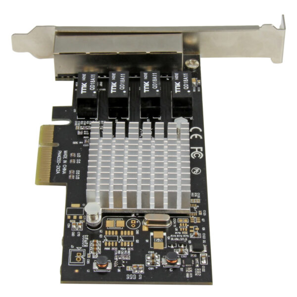 StarTech.com 4 Port PCI Express Gigabit Ethernet Netzwerkkarte - Intel I350 NIC - Image 4