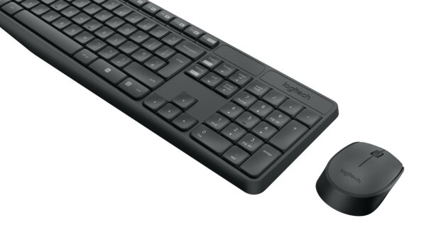 Logitech MK235 Tastatur Maus enthalten Haus USB QWERTZ Deutsch Grau - Image 3