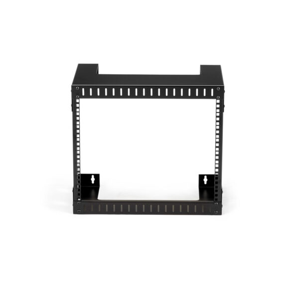 StarTech.com 2-Pfosten 8HE Heavy-Duty Wandmontage Netzwerk-Rack, 19" Open Frame Server Rack, 12" Tief, Wandmontage Daten-Rack für IT / AV / Patch Panel / Computer Geräte - Käfigmuttern und Schrauben inkl. - Image 6