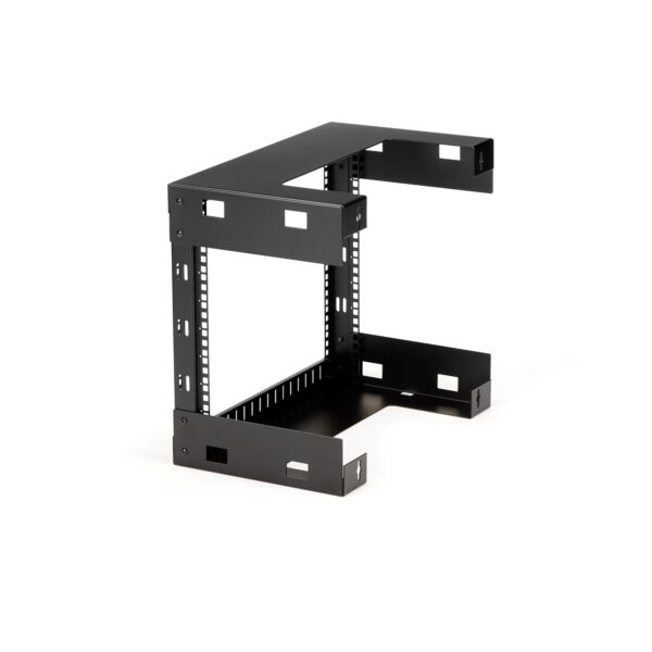 StarTech.com 2-Pfosten 8HE Heavy-Duty Wandmontage Netzwerk-Rack, 19" Open Frame Server Rack, 12" Tief, Wandmontage Daten-Rack für IT / AV / Patch Panel / Computer Geräte - Käfigmuttern und Schrauben inkl. - Image 5