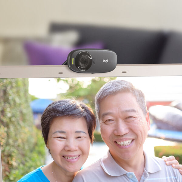 Logitech C310 HD Webcam 5 MP 1280 x 720 Pixel USB Schwarz - Image 4