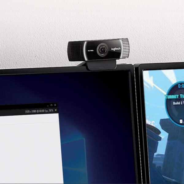 Logitech C922 Pro Stream Webcam 1920 x 1080 Pixel USB Schwarz - Image 5