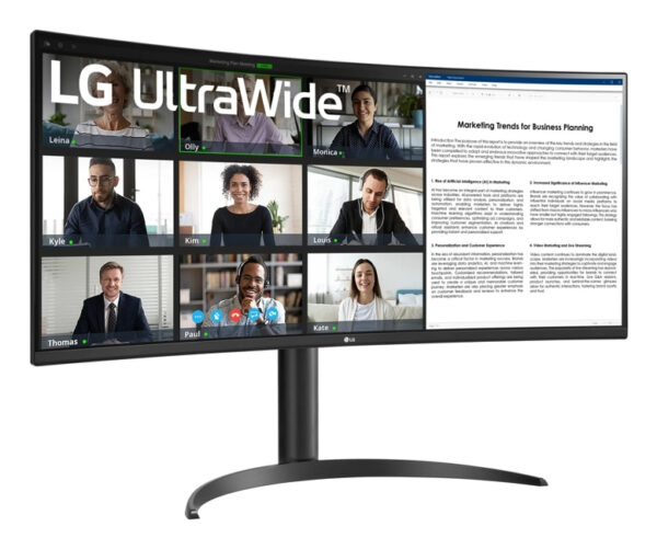 LG 34WR55QK-B Computerbildschirm 86,4 cm (34") 3440 x 1440 Pixel Wide Quad HD Schwarz - Image 2