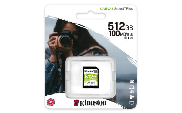 Kingston Technology 512GB SDXC Canvas Select Plus 100R C10 UHS-I U3 V30 - Image 3