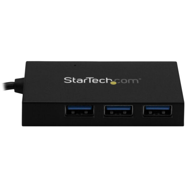 StarTech.com 4 Port USB 3.0 Hub - USB Typ-A Hub mit 1x USB-C & 3x USB-A Ports (SuperSpeed 5Gbit/s) - USB busbetrieben - USB 3.2 Gen 1 Adapter Hub - Reise/Laptop USB Hub - Image 3