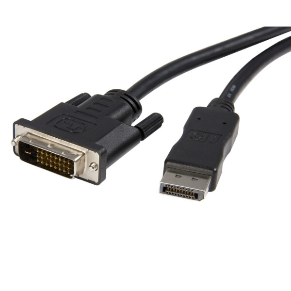 StarTech.com 1,8m DisplayPort auf DVI Kabel - DisplayPort auf DVI Adapterkabel 1080p Video - DisplayPort zu DVI-D Kabel Single Link - DP zu DVI Monitor Kabel - DP 1.2 zu DVI Konverter - Image 2