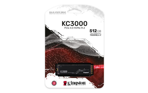 Kingston Technology 512G KC3000 M.2 2280 NVMe SSD - Image 4