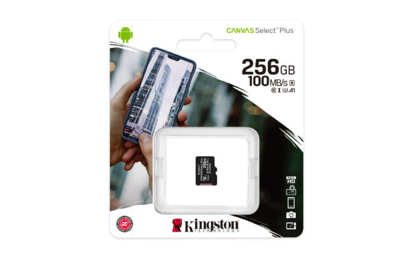 Kingston Technology 256GB micSDXC Canvas Select Plus 100R A1 C10 Einzelpack ohne Adapter - Image 3