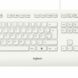 Logitech K280E Pro f/ Business Tastatur Büro USB QWERTZ Deutsch Weiß