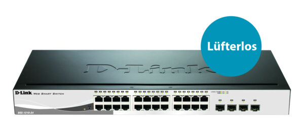 D-Link DGS-1210-24 Managed L2 Gigabit Ethernet (10/100/1000) 1U Schwarz - Image 3