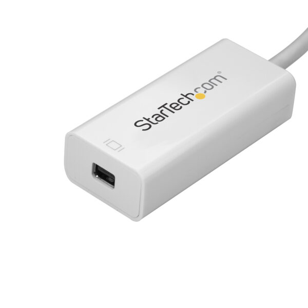 StarTech.com USB-C auf Mini DisplayPort Adapter - 4K 60Hz - Weiß - USB 3.1 Typ-C auf Mini DP Adapter - Verbesserte Version ist CDP2MDPEC - Image 2