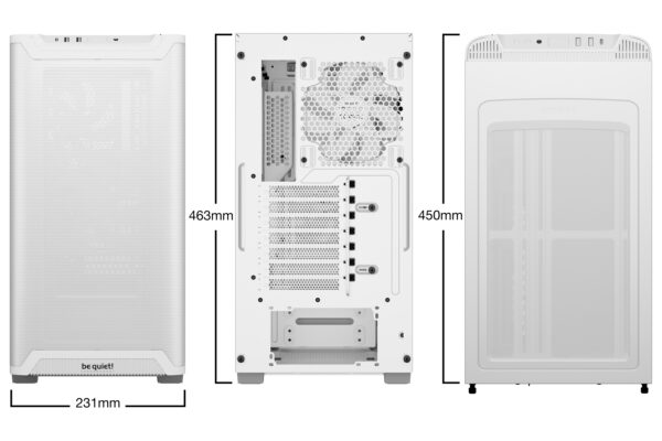 be quiet! PURE BASE 501 Airflow Window White Midi Tower Weiß - Image 2