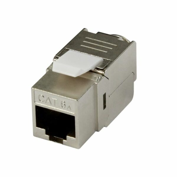 Keystone, Modul, TP-Buchse(RJ45), CAT6A, 500MHz, Slim-line/Komponent getestet, Synergy 21,